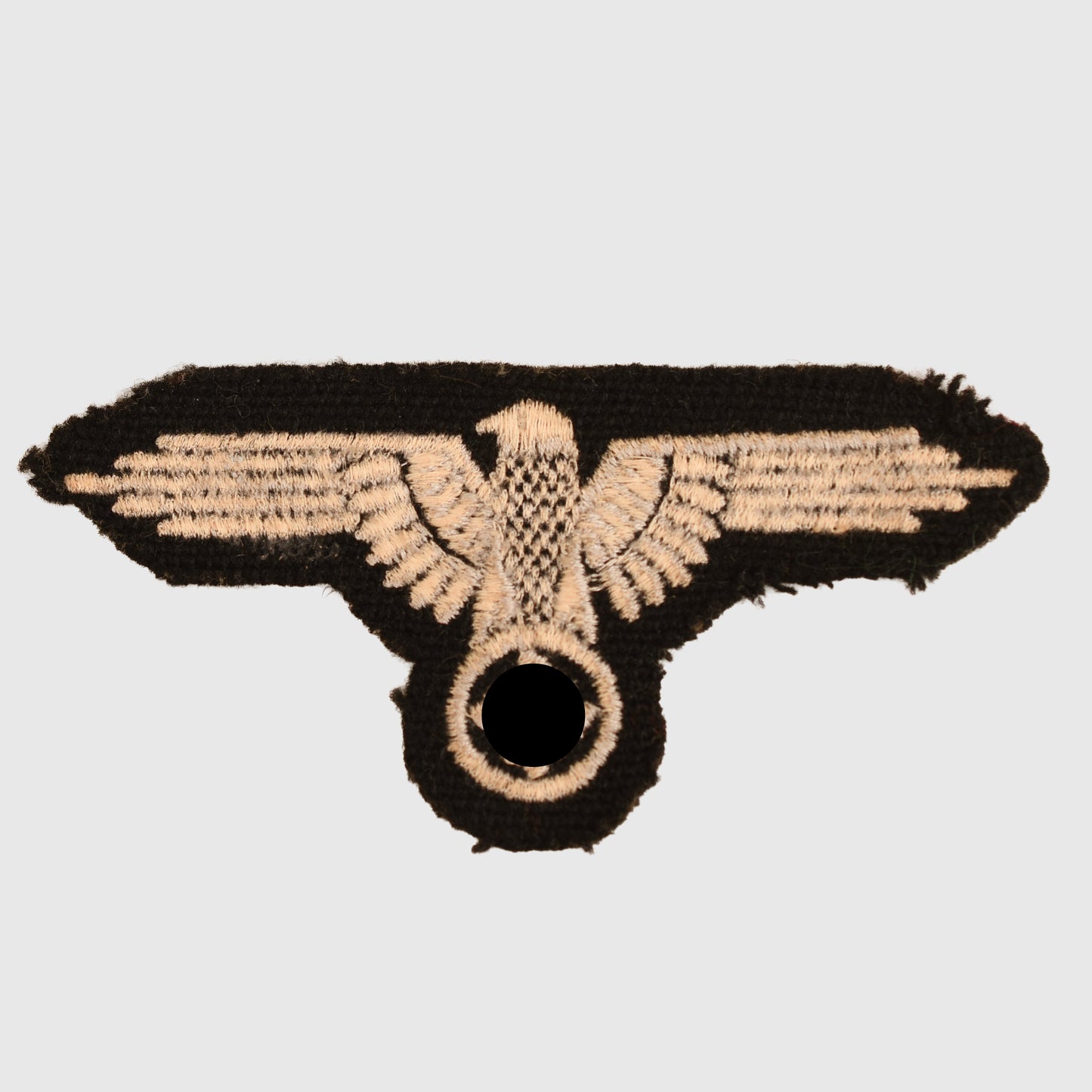 GERMAN WWII WAFFEN SS MACHINE EMBROIDERED ARM EAGLE