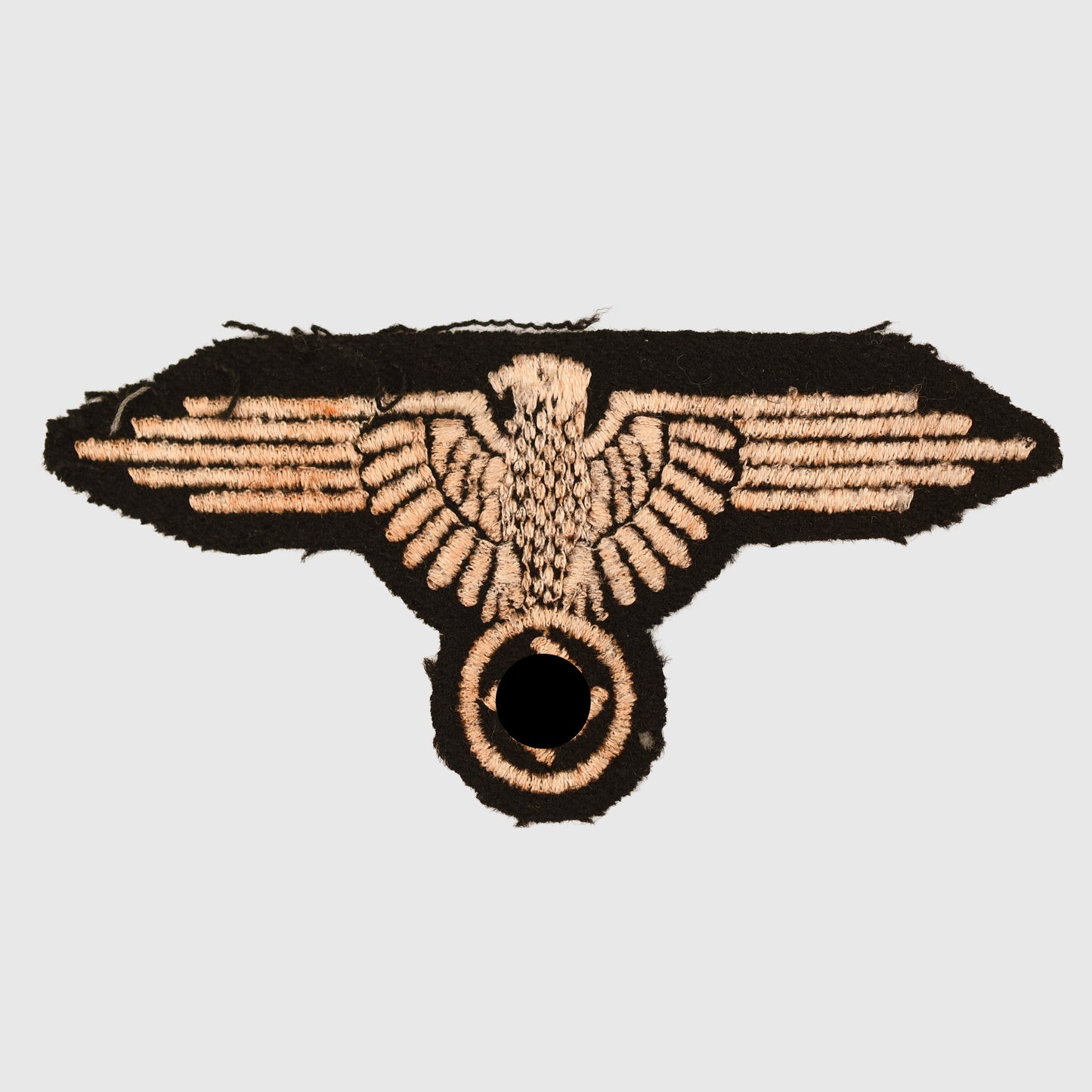 German WWII Waffen SS Machine Embroidered Arm Eagle