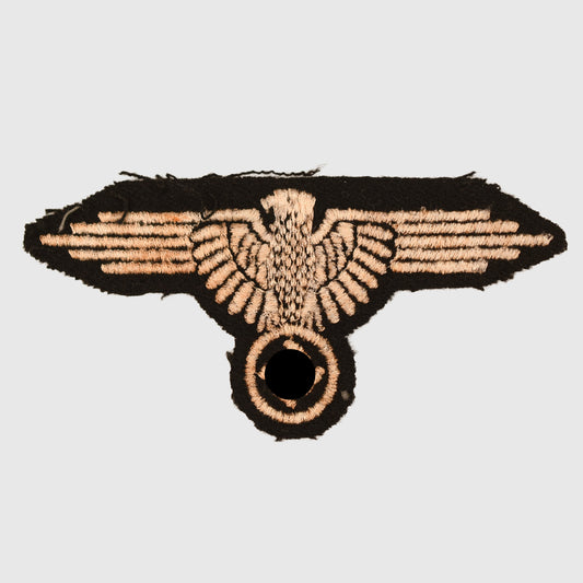 German WWII Waffen SS Machine Embroidered Arm Eagle