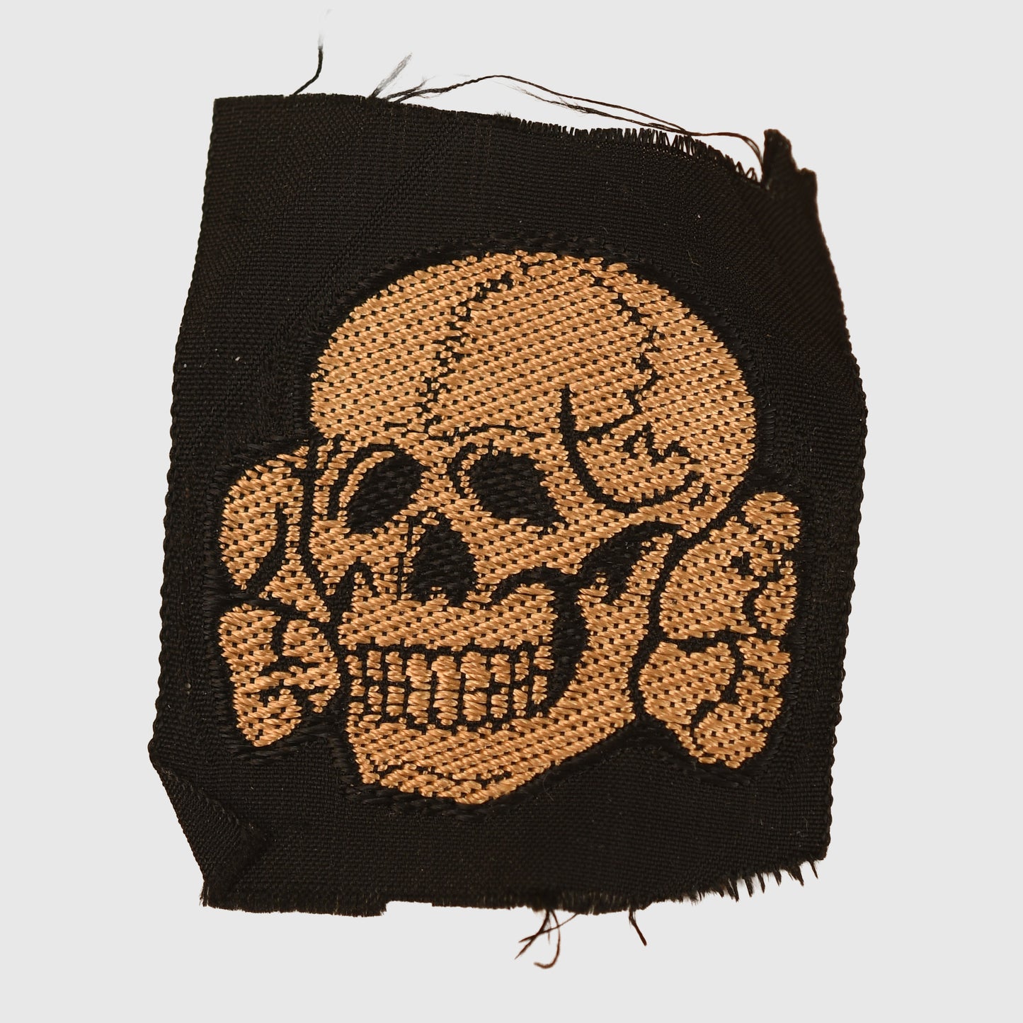 German WWII Waffen SS Tropical M 43 Cap Skull