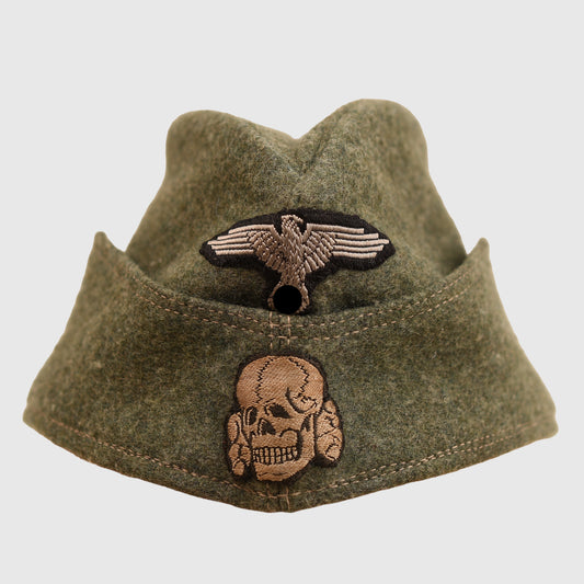 German WWII Waffen SS Enlisted Ranks Overseas Cap