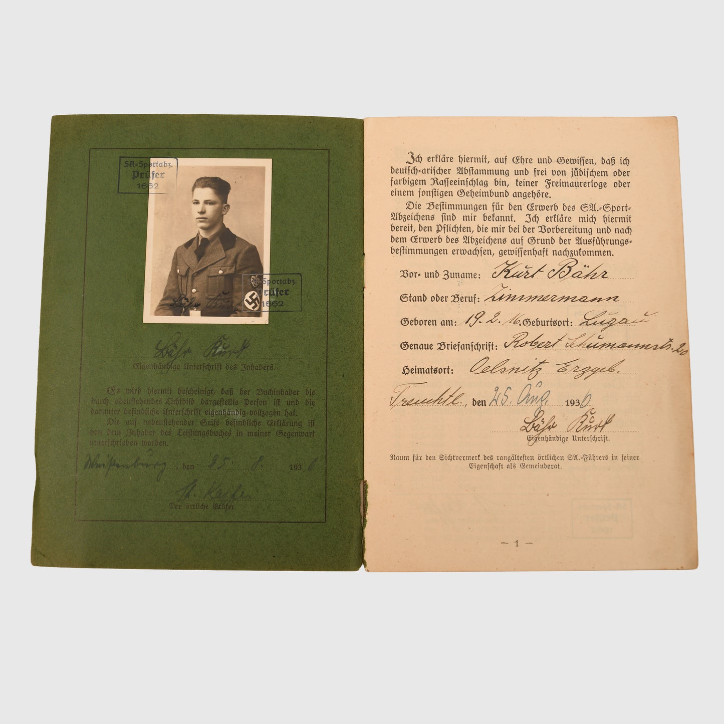 German WWII Luftwaffe Flak Paper Grouping