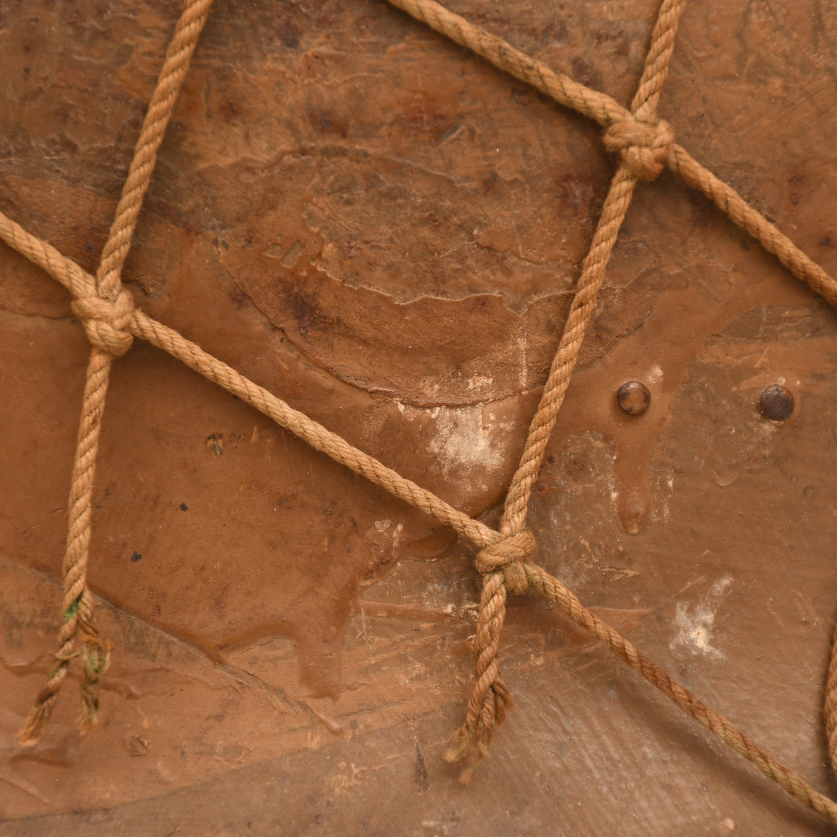 JAPANESE WWII TYPE 90 COMBAT HELMET WITH CAMOUFLAGE NET, IDENTIFIED TO AN INDIVIDUAL SOLDIER