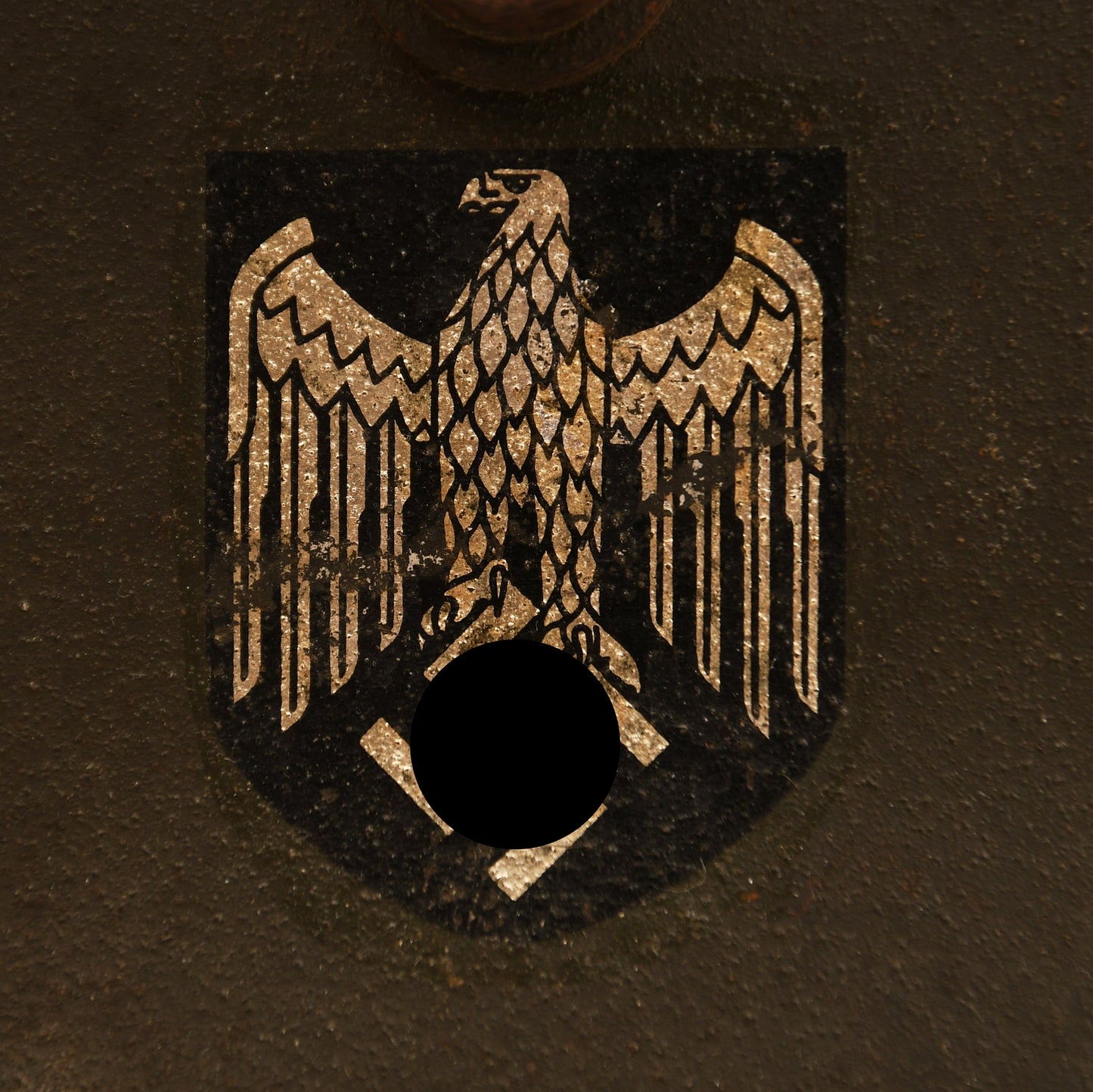 German WWII M18 Army Transitional Single Decal Combat Helmet