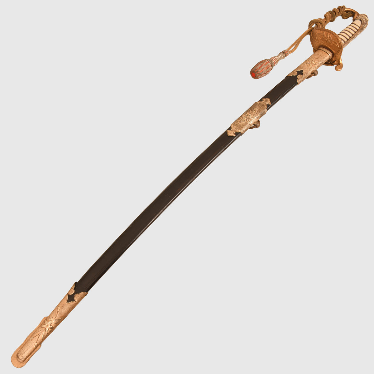 JAPANESE WWII NAVAL OFFICERS FULL DRESS DISPLAY PIECE