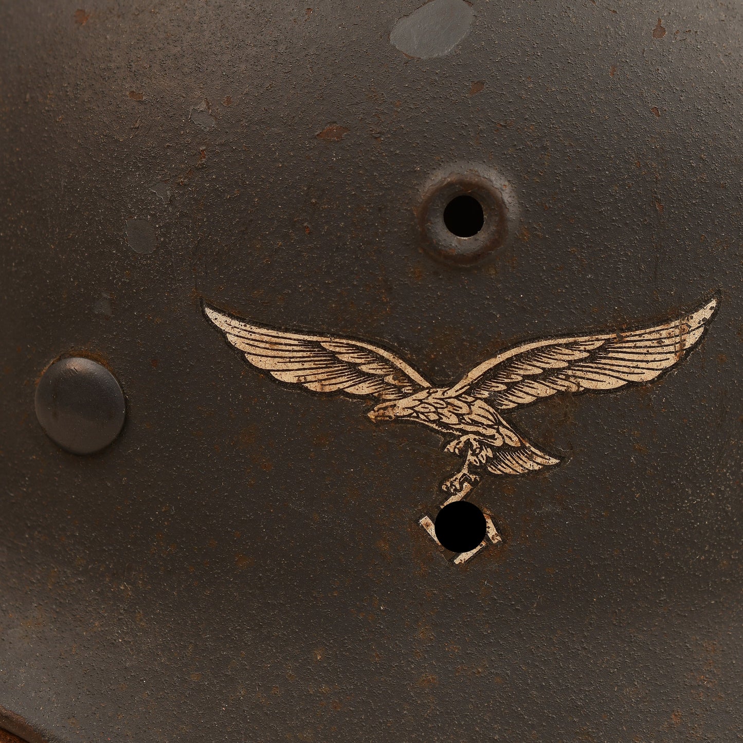 German WWII Single Decal M40 Luftwaffe Combat Helmet