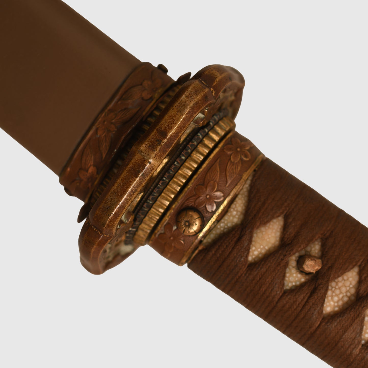 JAPANESE WWII ARMY OFFICERS DISPLAY PIECE