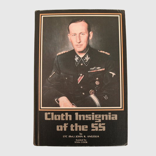 GERMAN WWII CLOTH INSIGNIA OF THE SS BY LIEUTENANT JOHN R. ANGOLIA