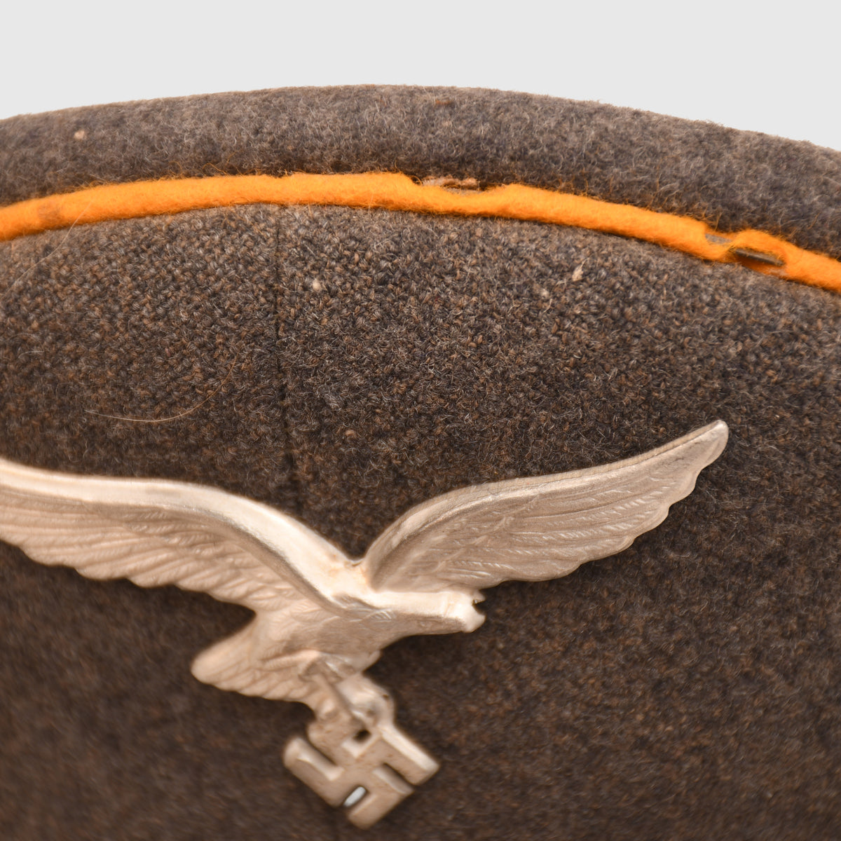 GERMAN WWII LUFTWAFFE NCO OR MAN’S VISOR CAP OF THE RESERVE