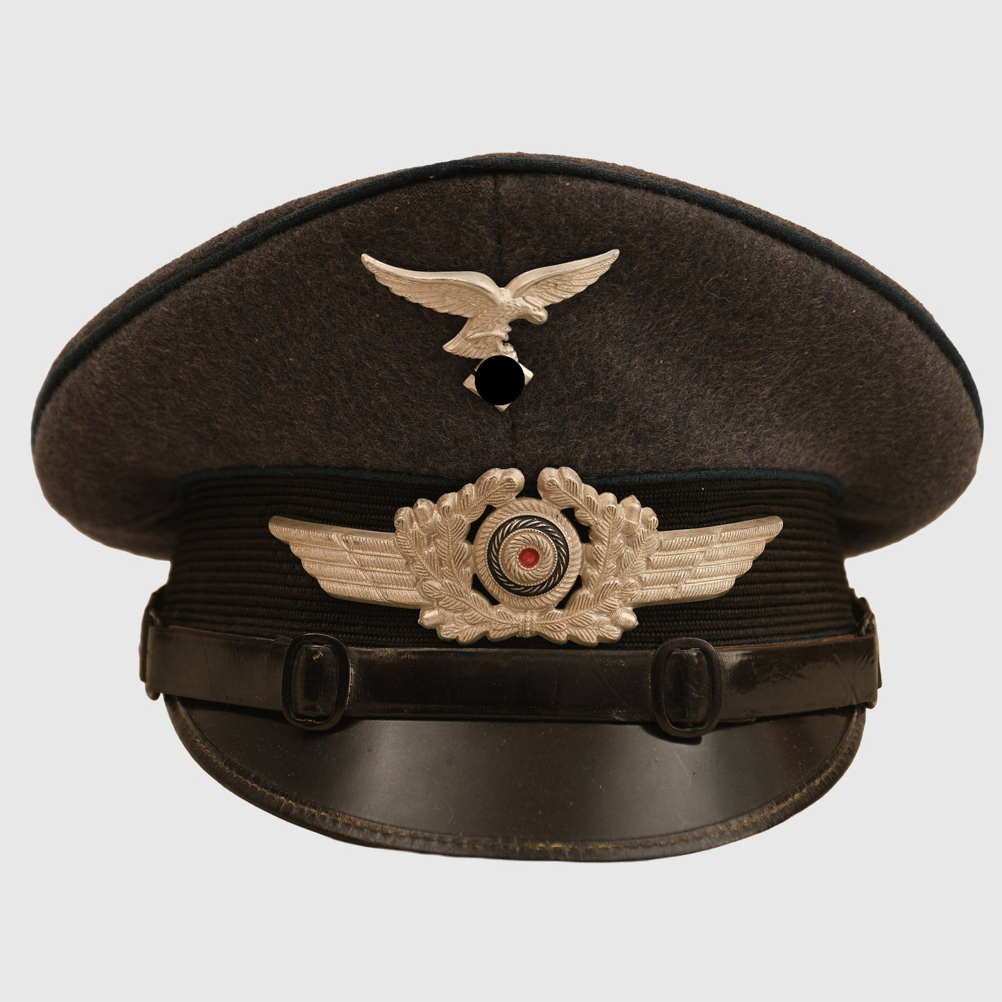 German WWII Luftwaffe Medical Section NCO or Man’s Visor Cap
