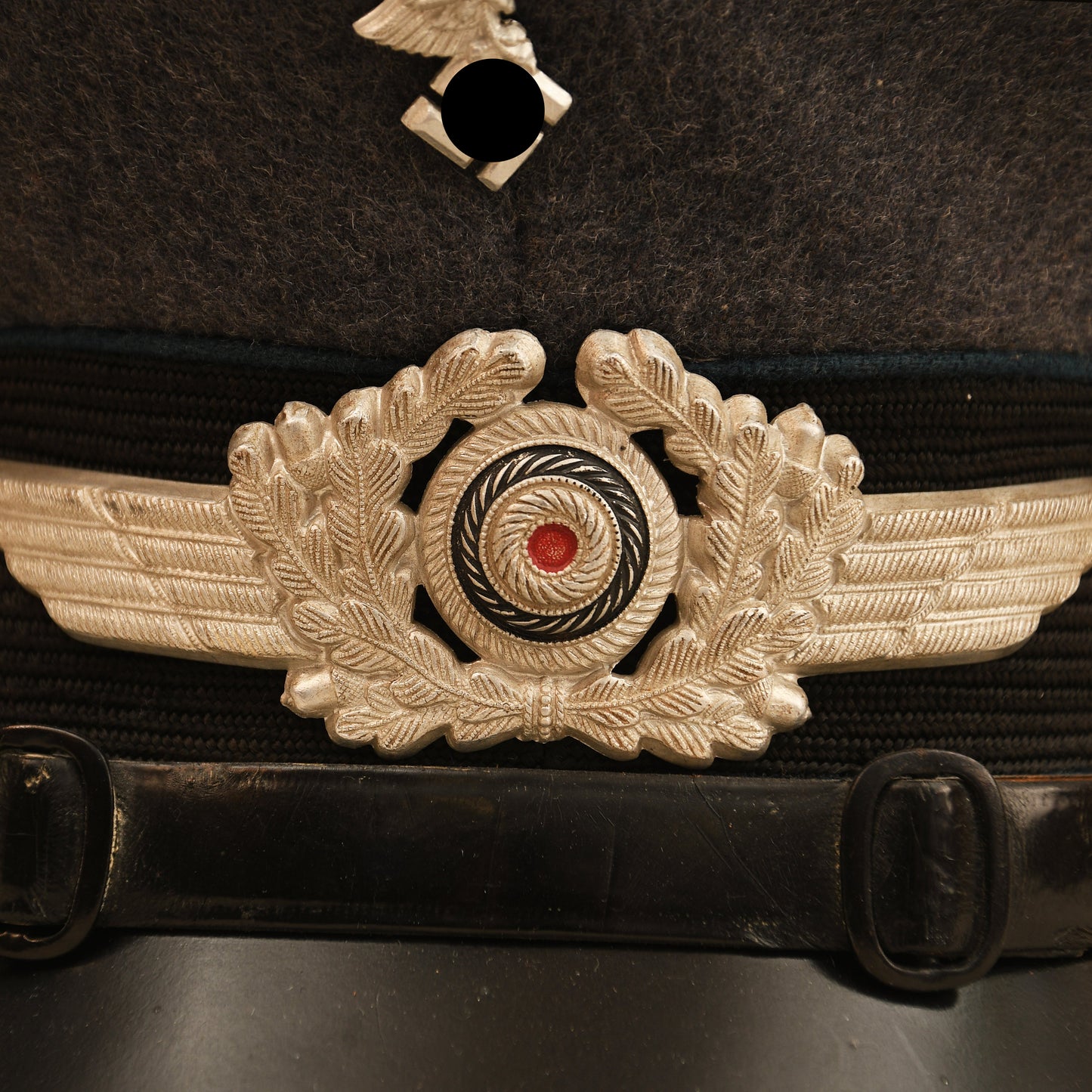 German WWII Luftwaffe Medical Section NCO or Man’s Visor Cap