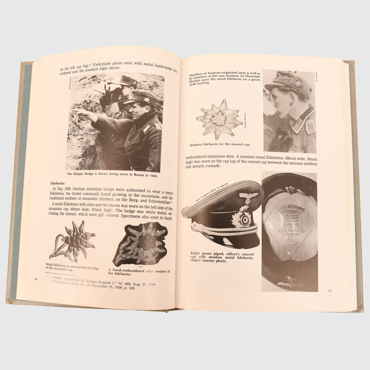 GERMAN WWII HEADGEAR OF HITLER’S GERMANY VOLUME 1