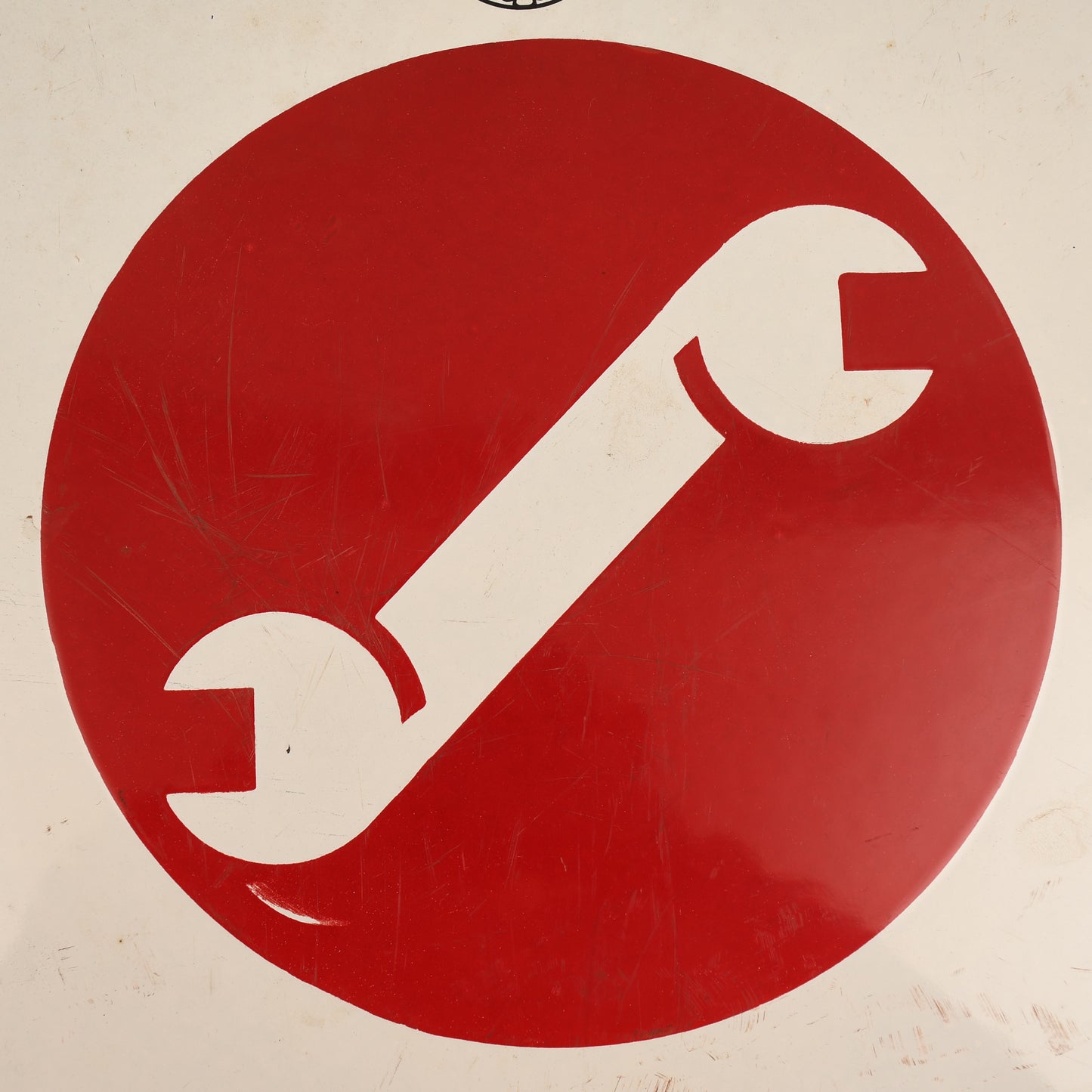 GERMAN WWII NSKK MOTOR REPAIR SHOP SIGN