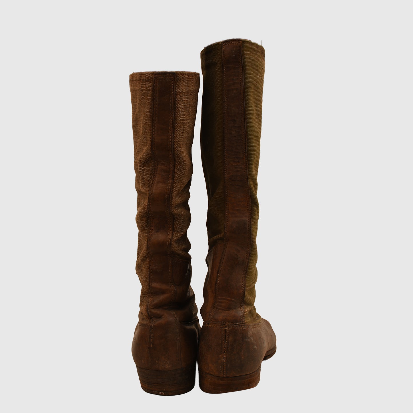 GERMAN WWII 1ST PATTERN AFRIKAKORPS LONG LACE UP BOOTS