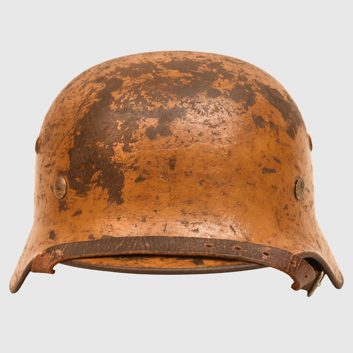 GERMAN WWII M.35 LUFTWAFFE DOUBLE DECAL TROPICAL COMBAT HELMET