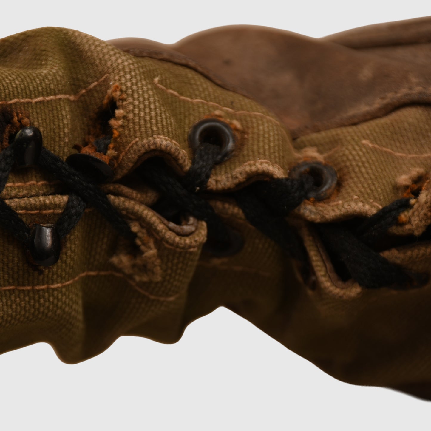 GERMAN WWII 1ST PATTERN AFRIKAKORPS LONG LACE UP BOOTS