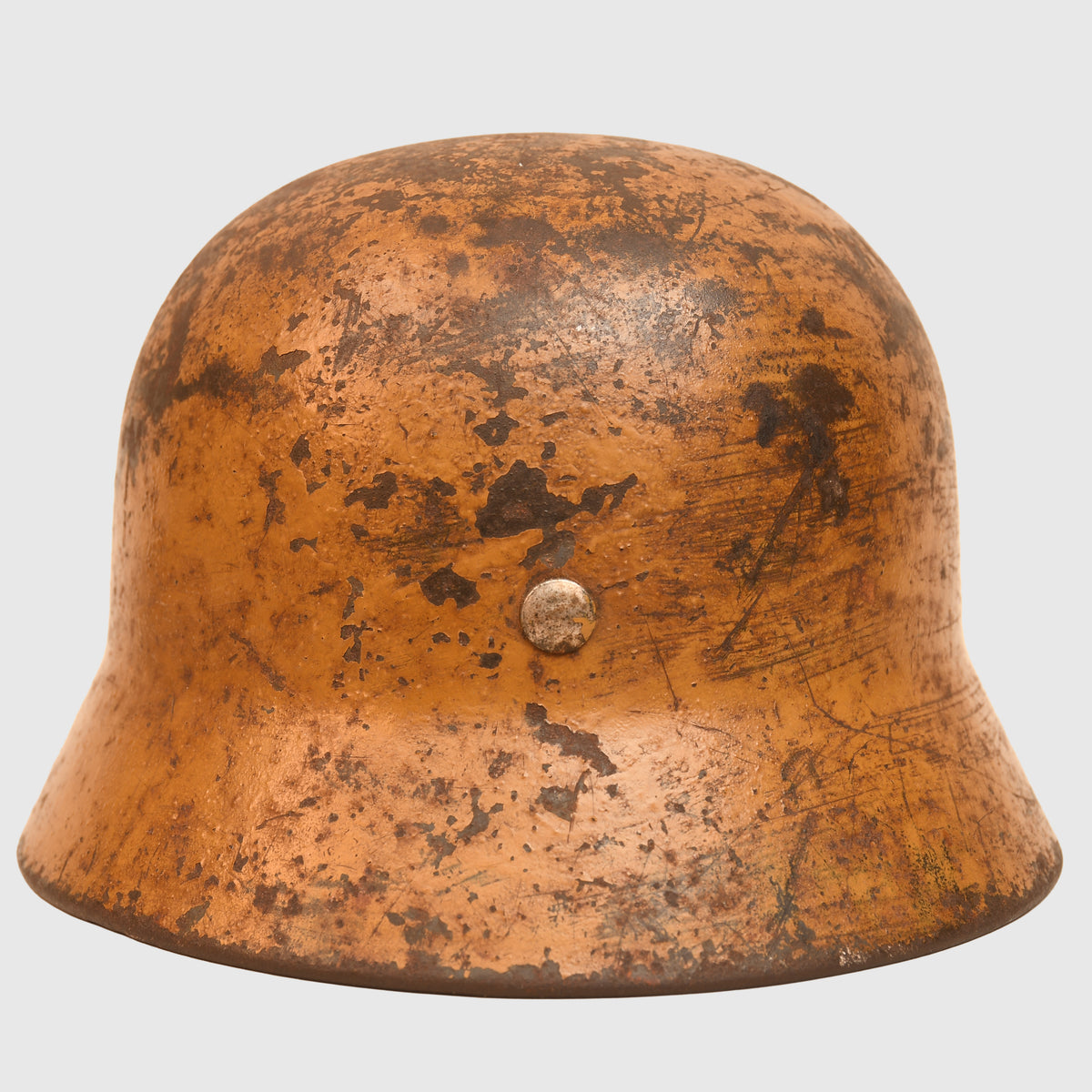 GERMAN WWII M.35 LUFTWAFFE DOUBLE DECAL TROPICAL COMBAT HELMET
