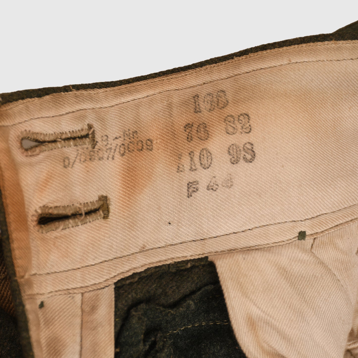 GERMAN WWII ASSAULT GUN TROUSERS