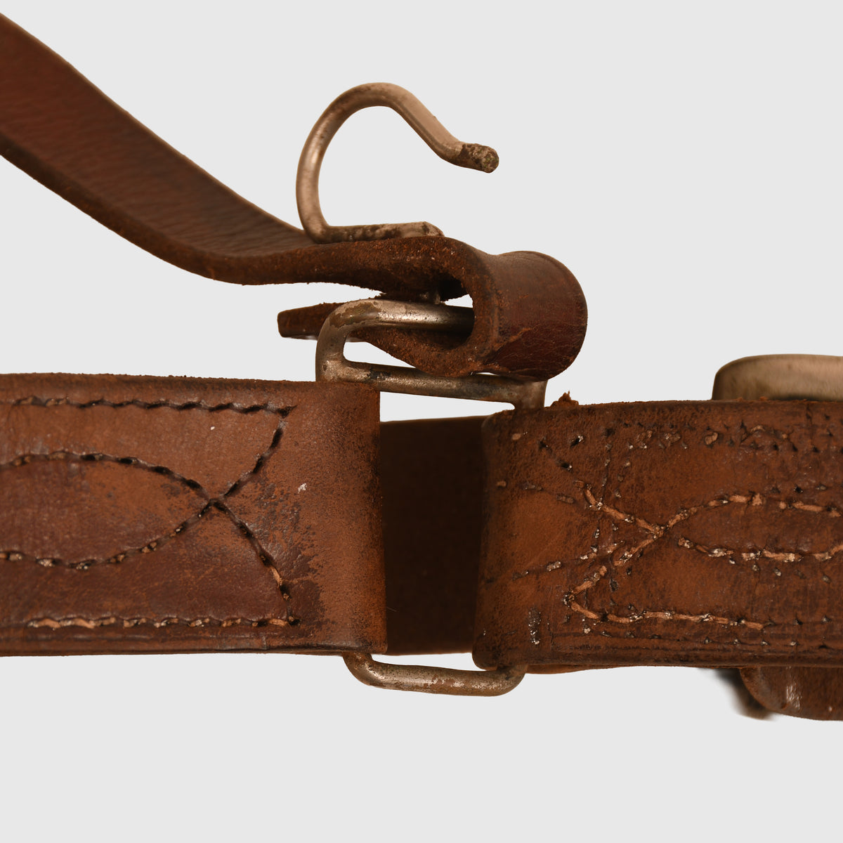 JAPANESE WWII NCO SWORD BELT AND HANGER