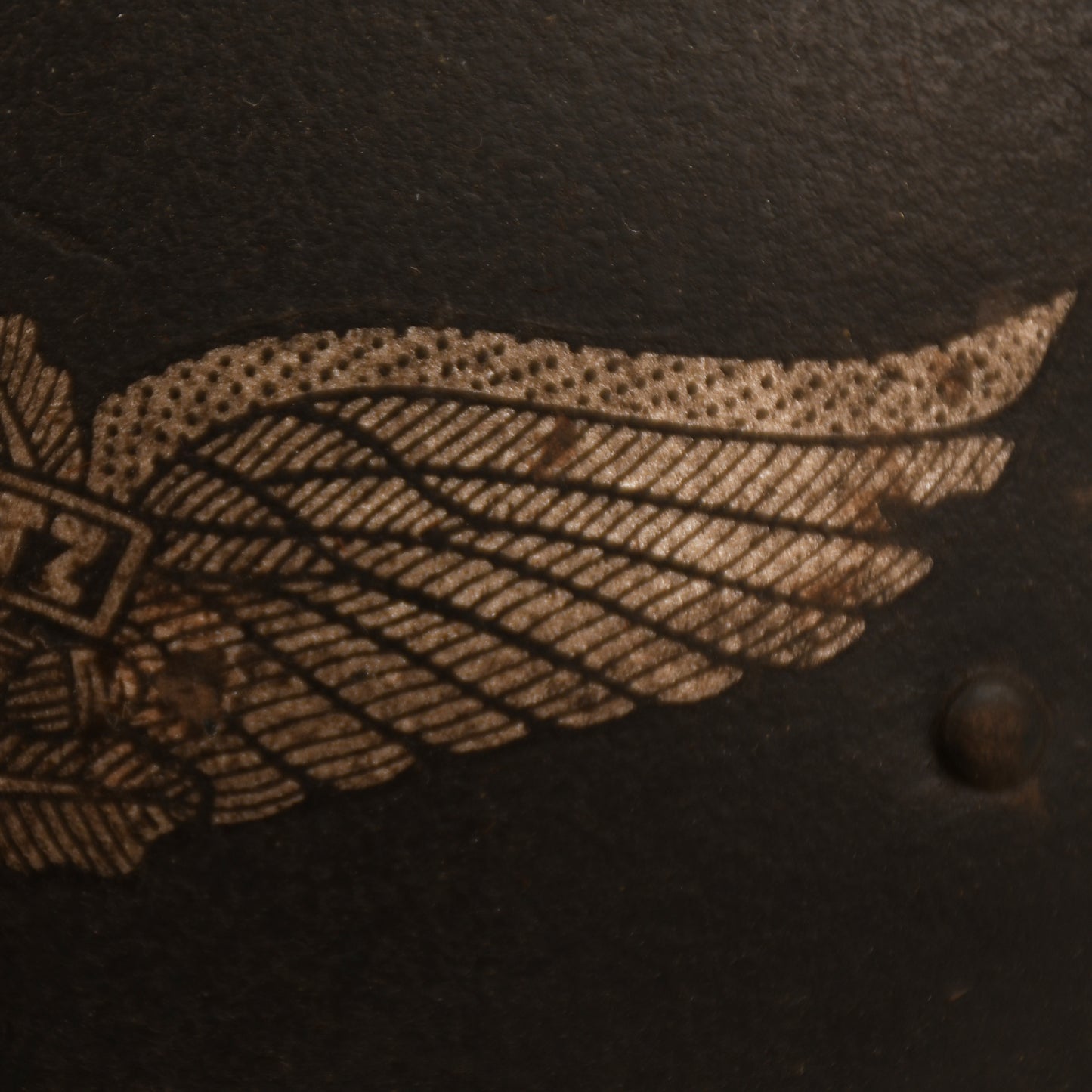 RUSSIAN/GERMAN WWII RUSSIAN GERMAN LUFTSCHUTZ HELMET