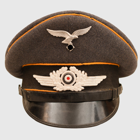 German WWII Luftwaffe Flight Section Cap