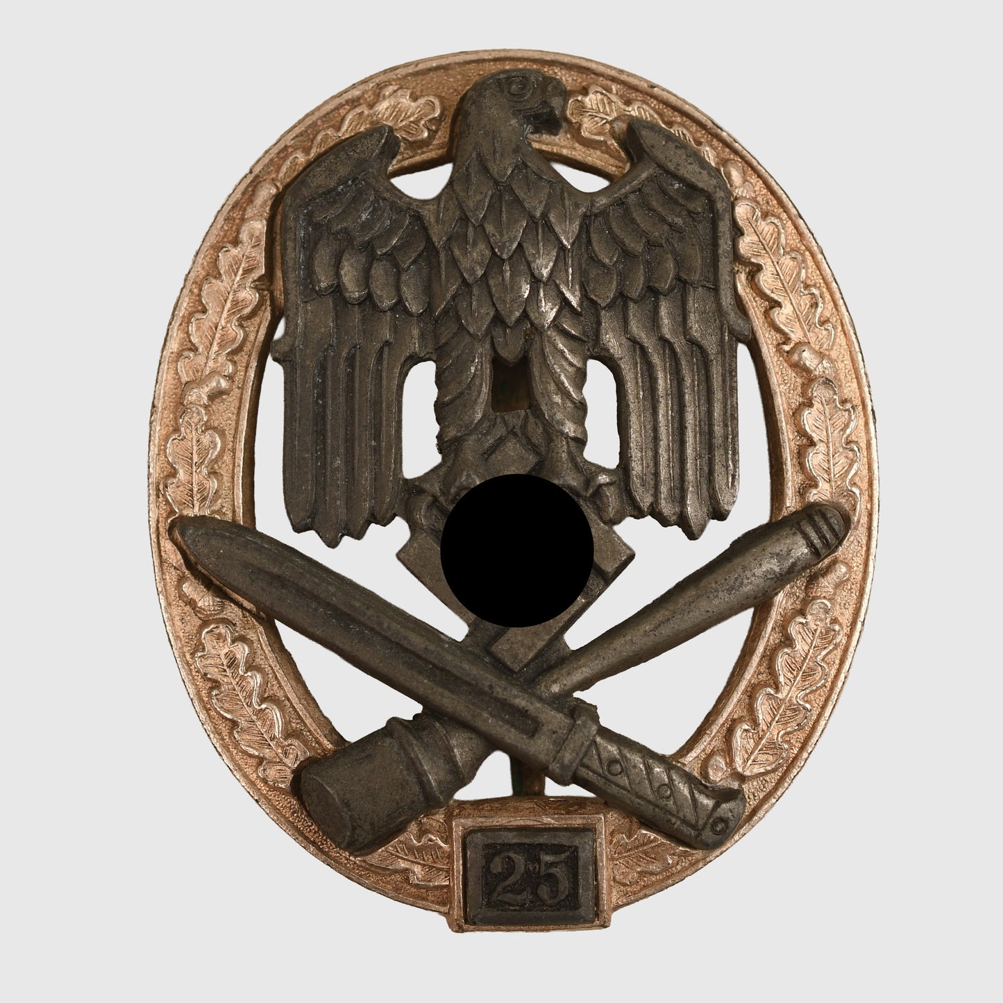 GERMAN WWII 25 GENERAL ASSAULT BADGE BY RK