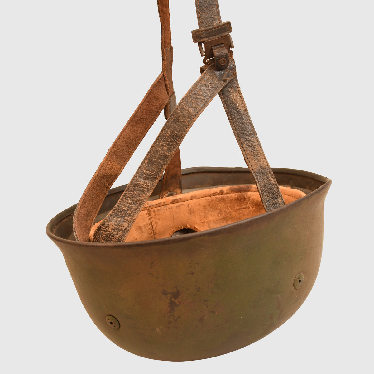 GERMAN WWII LUFTWAFFE CAMOFLAGE M.38 PARATROOPER HELMET