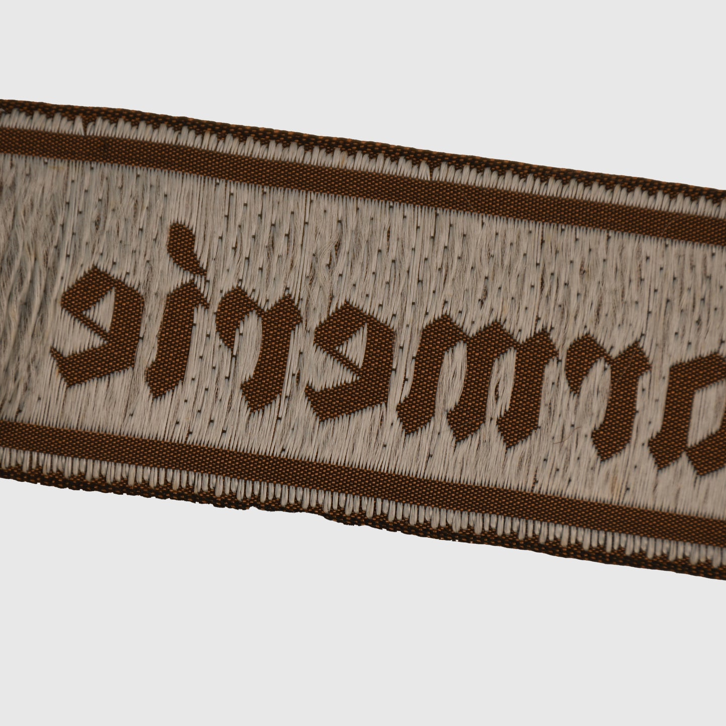 GERMAN WWII ARMY FIELD POLICE (FELDGENDARMERIE) CUFF TITLE