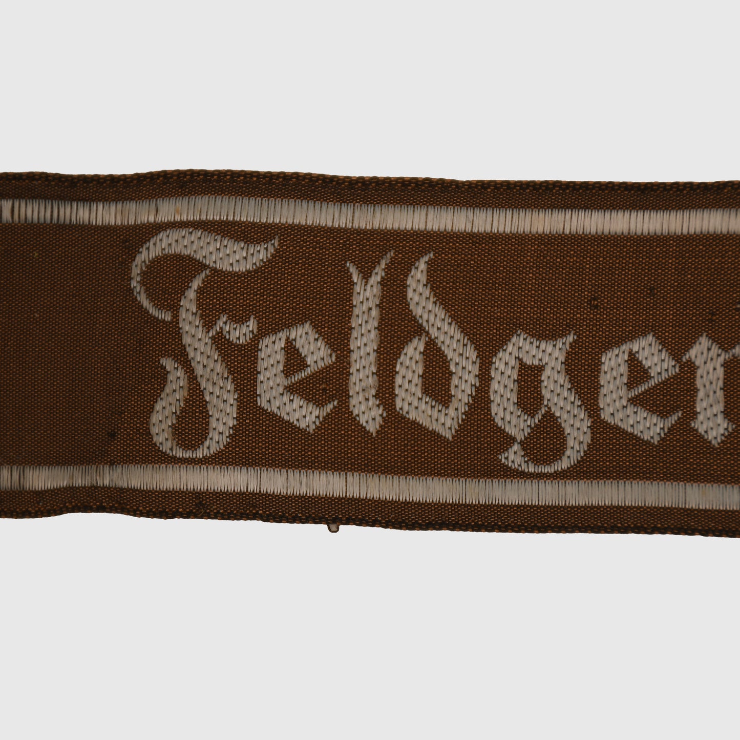 GERMAN WWII ARMY FIELD POLICE (FELDGENDARMERIE) CUFF TITLE