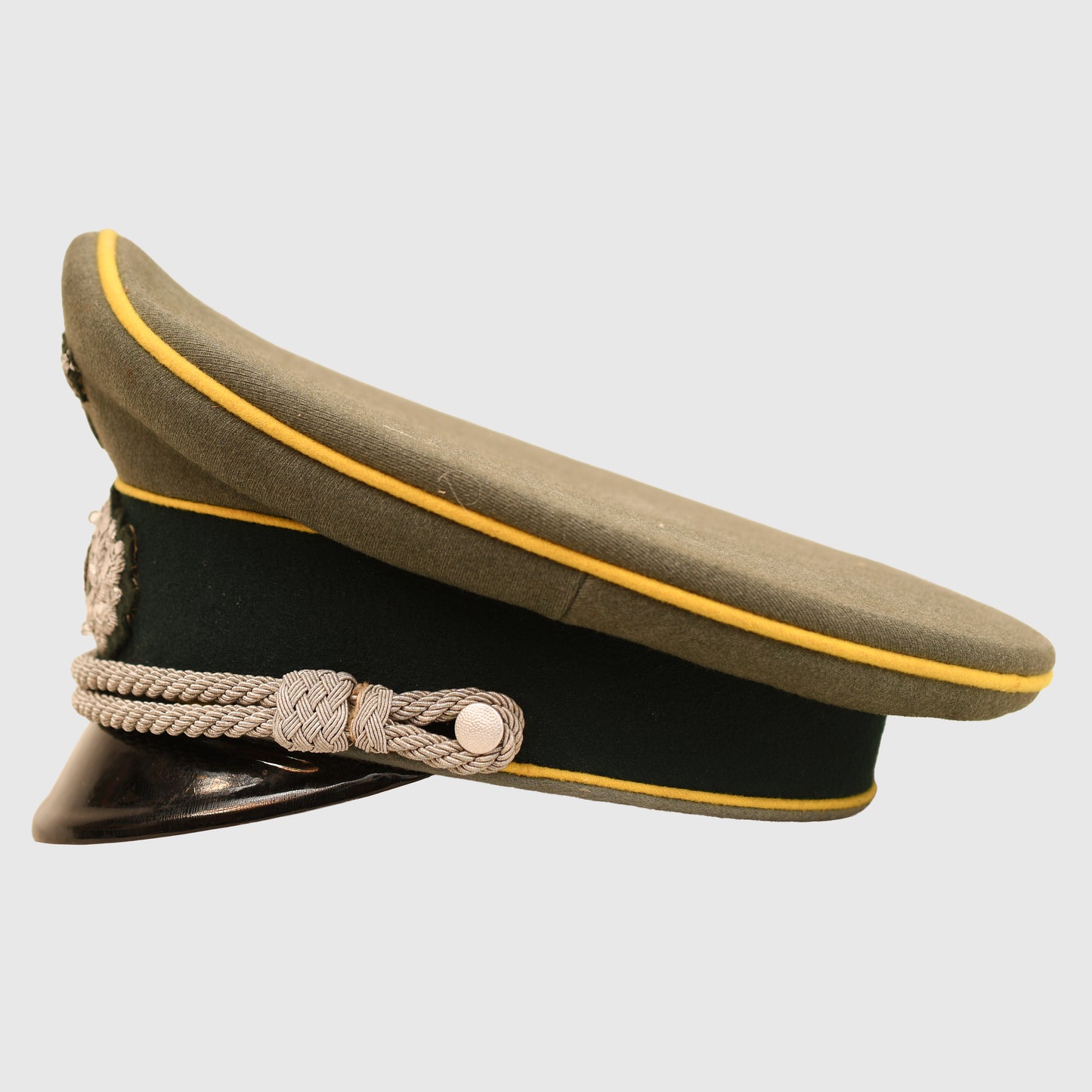 German WWII Signals Officers Double Erel Marked Visor Cap