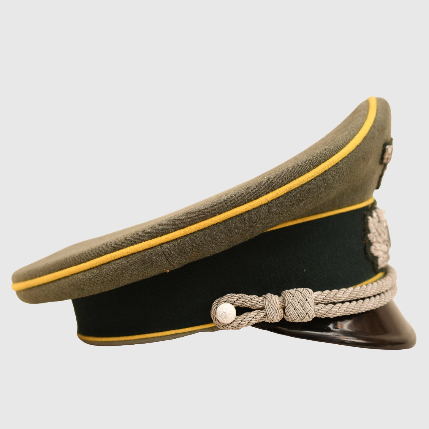 German WWII Signals Officers Double Erel Marked Visor Cap