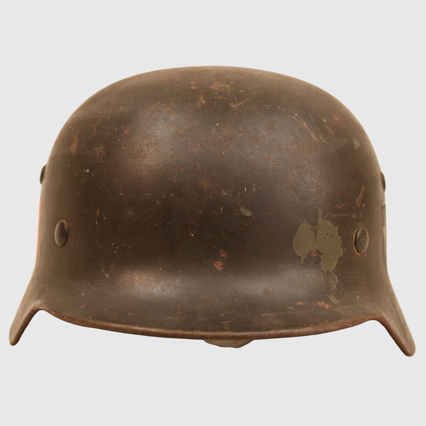 German WWII Police Double Decal Helmet