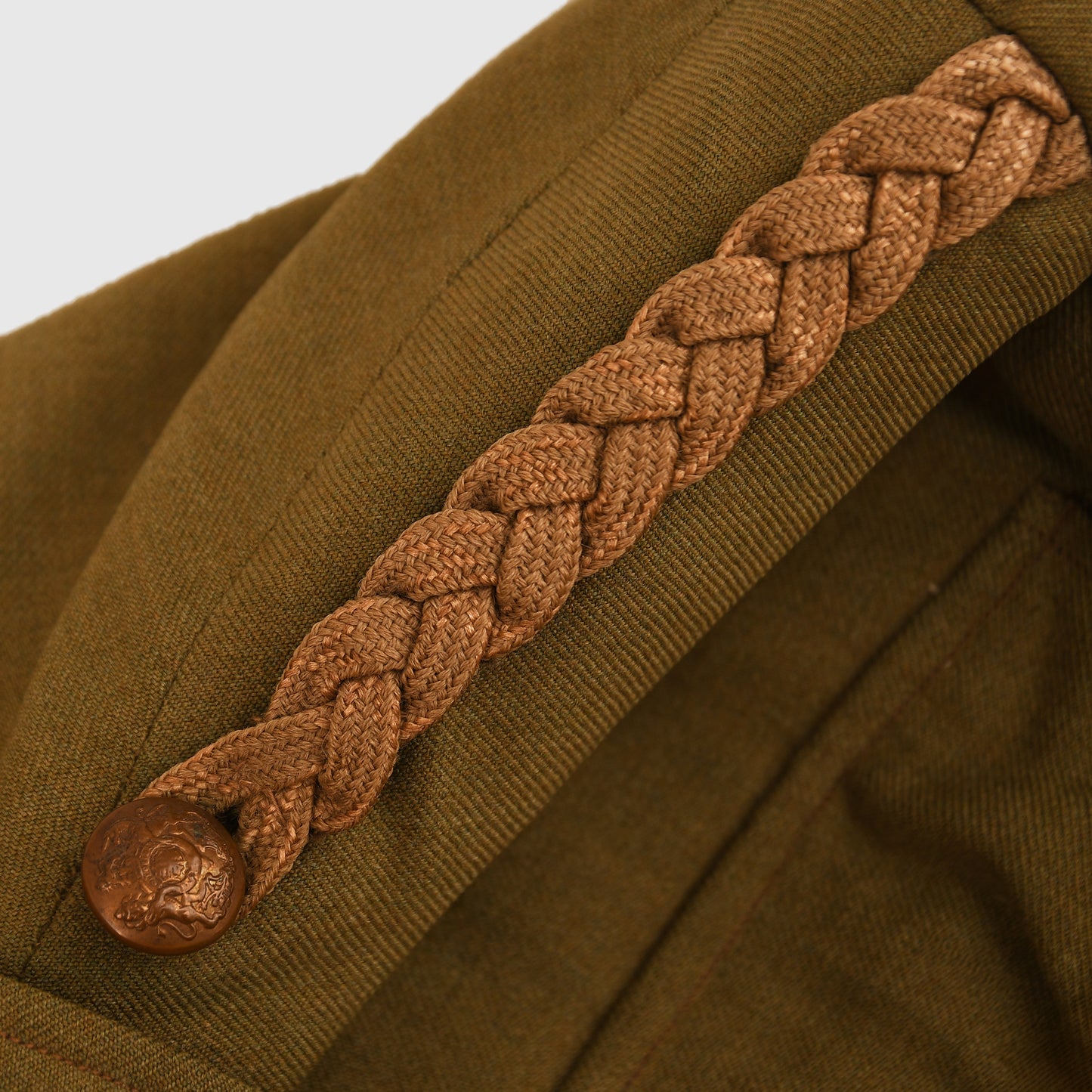 British WWI 1902 Pattern Officers Closed Collar Cuff Rank Tunic