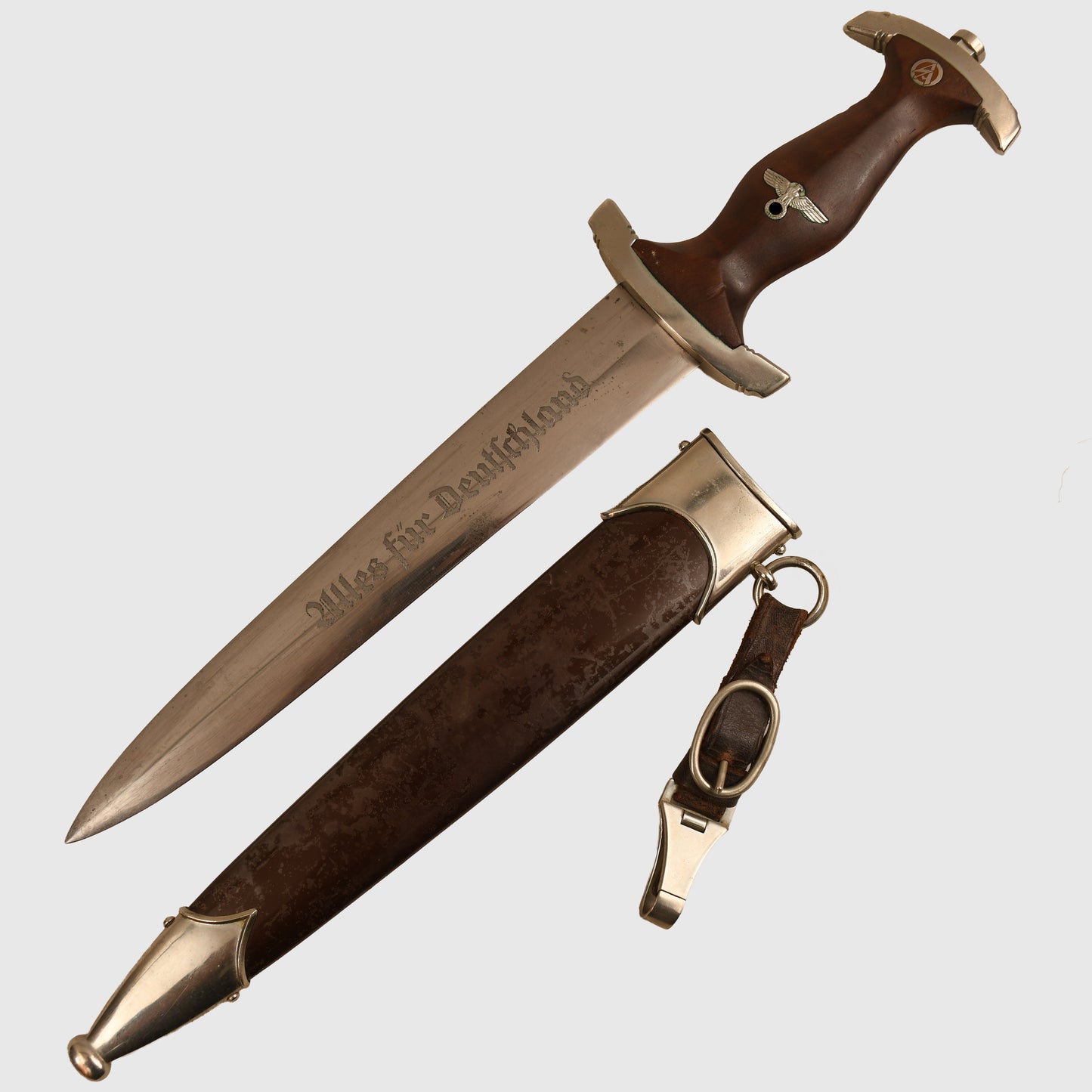 GERMAN WWII SA MANS DISPLAY PIECE PRESENTED TO A BRIGADFUHRER