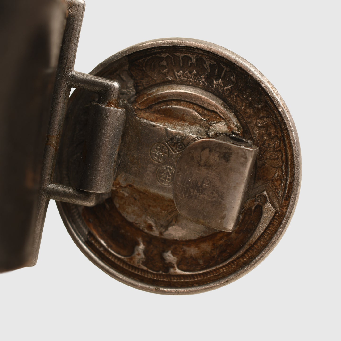 GERMAN WWII WAFFEN SS OFFICERS BELT WITH SS MARKED BUCKLE