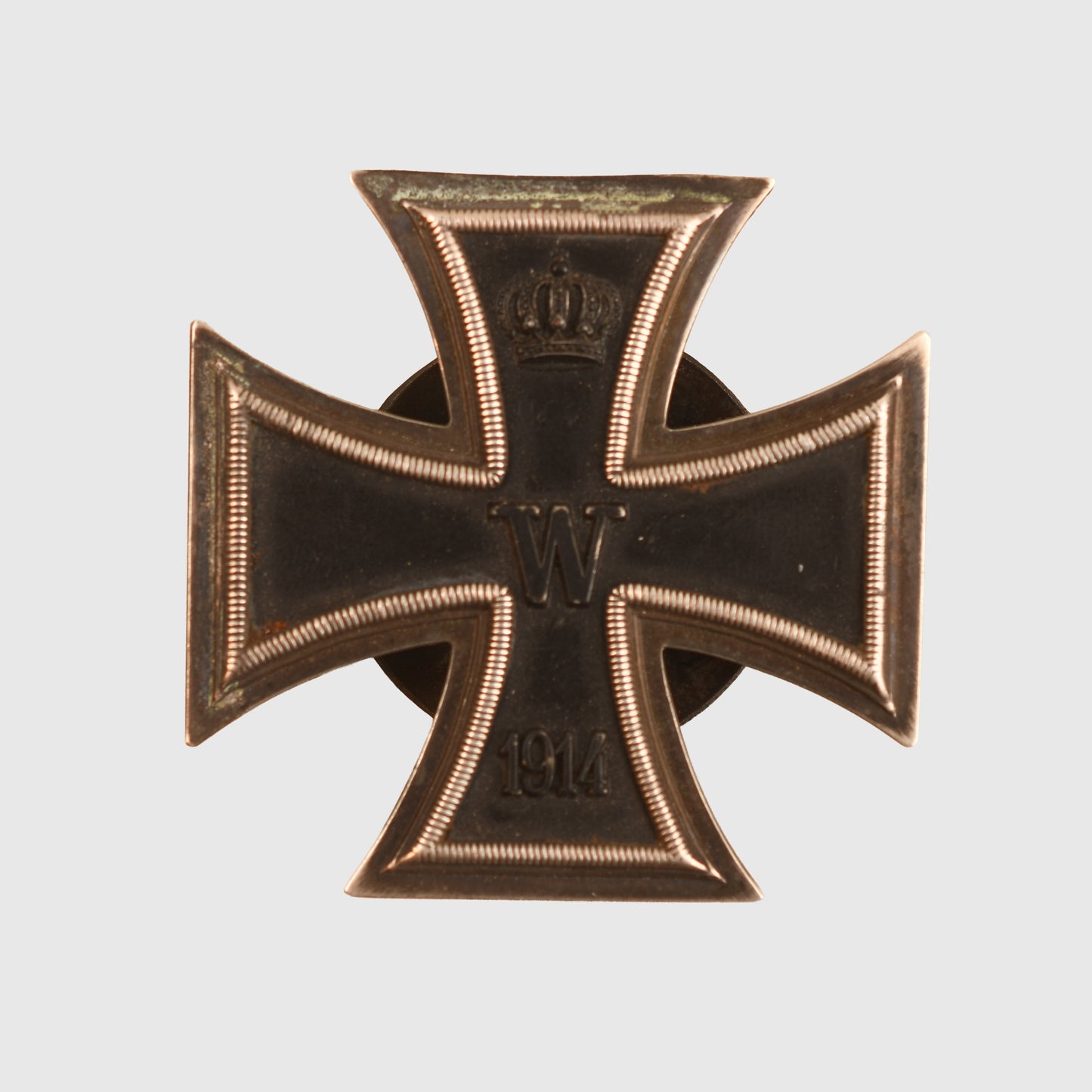 German WWI Iron Cross 1st Class - Disc Back Variant