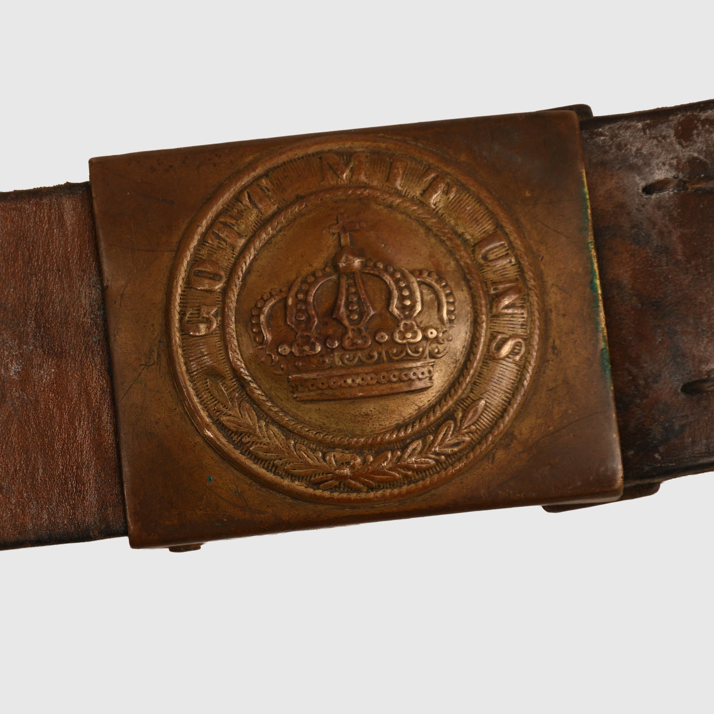GERMAN WWI 1893 DATED BELT AND BUCKLE