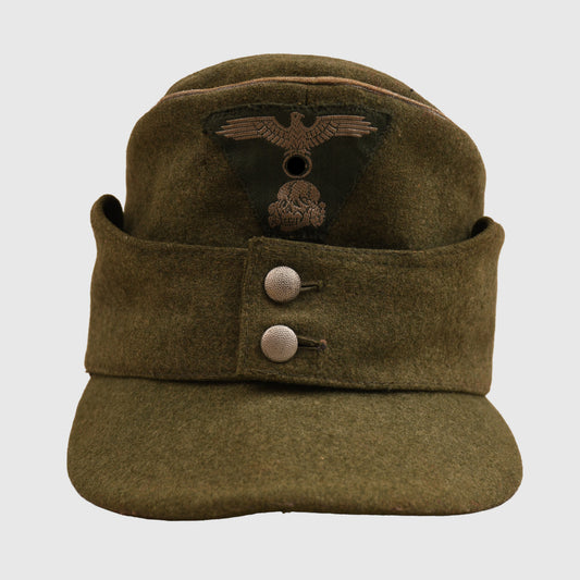 GERMAN WWII WAFFEN SS M43 OFFICERS FIELD CAP