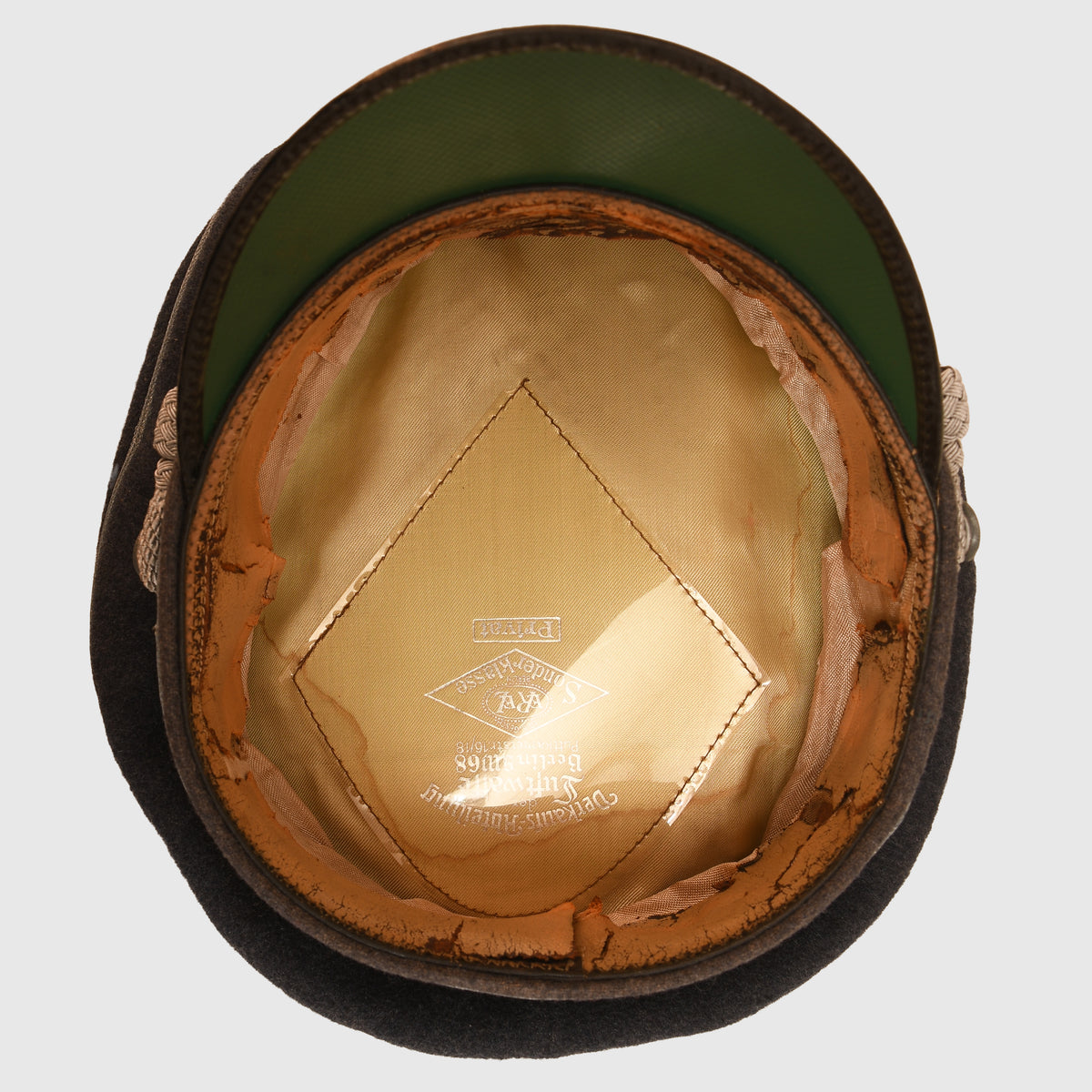 GERMAN WWII LUFTWAFFE OFFICERS VISOR CAP