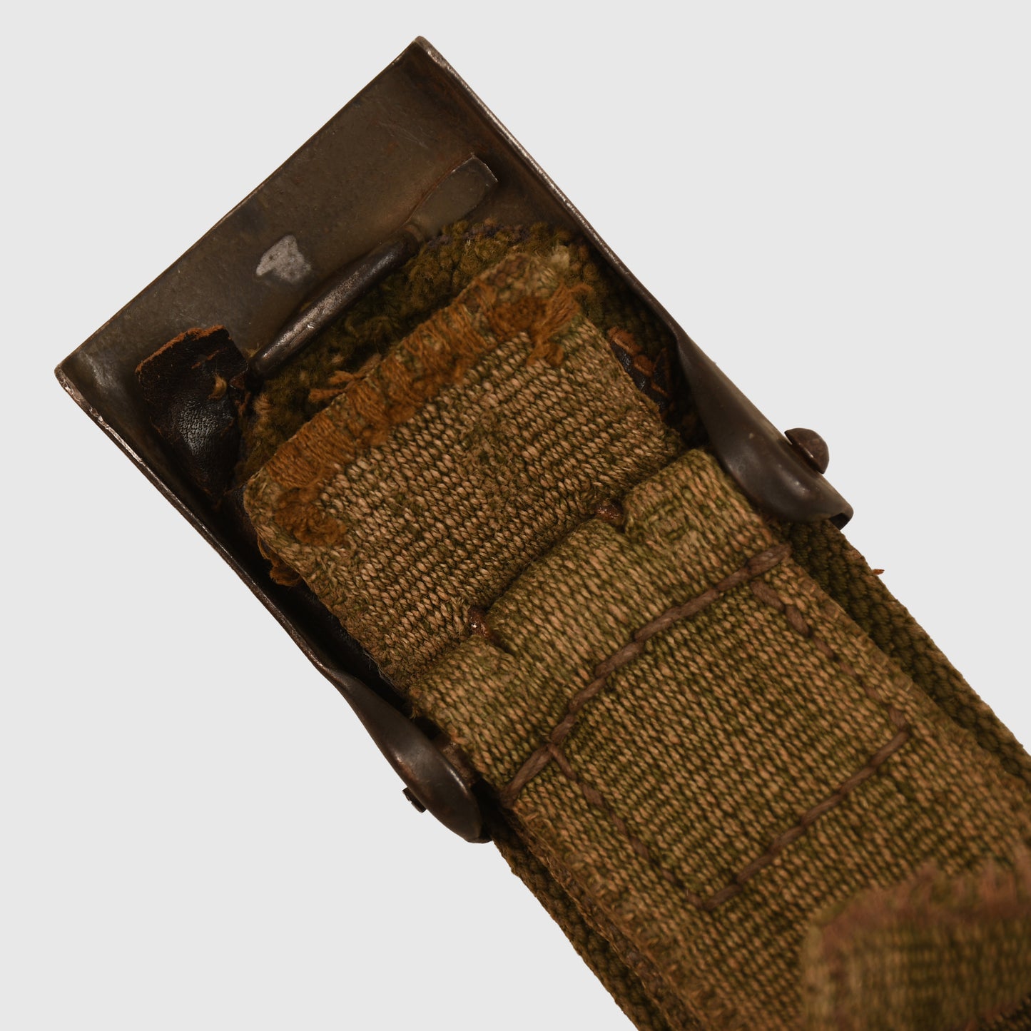 GERMAN WWII TROPICAL WAIST BELT AND BUCKLE