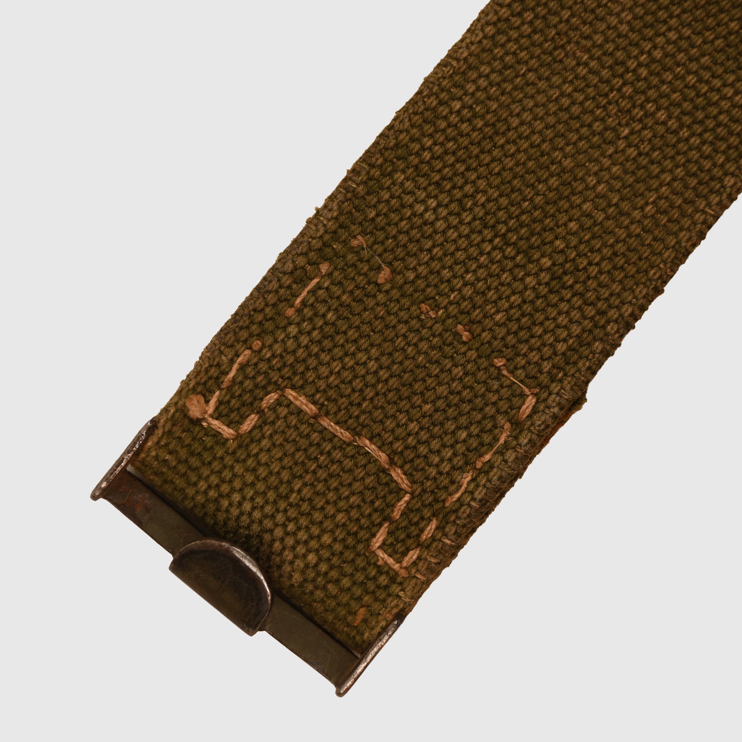 GERMAN WWII TROPICAL WAIST BELT AND BUCKLE