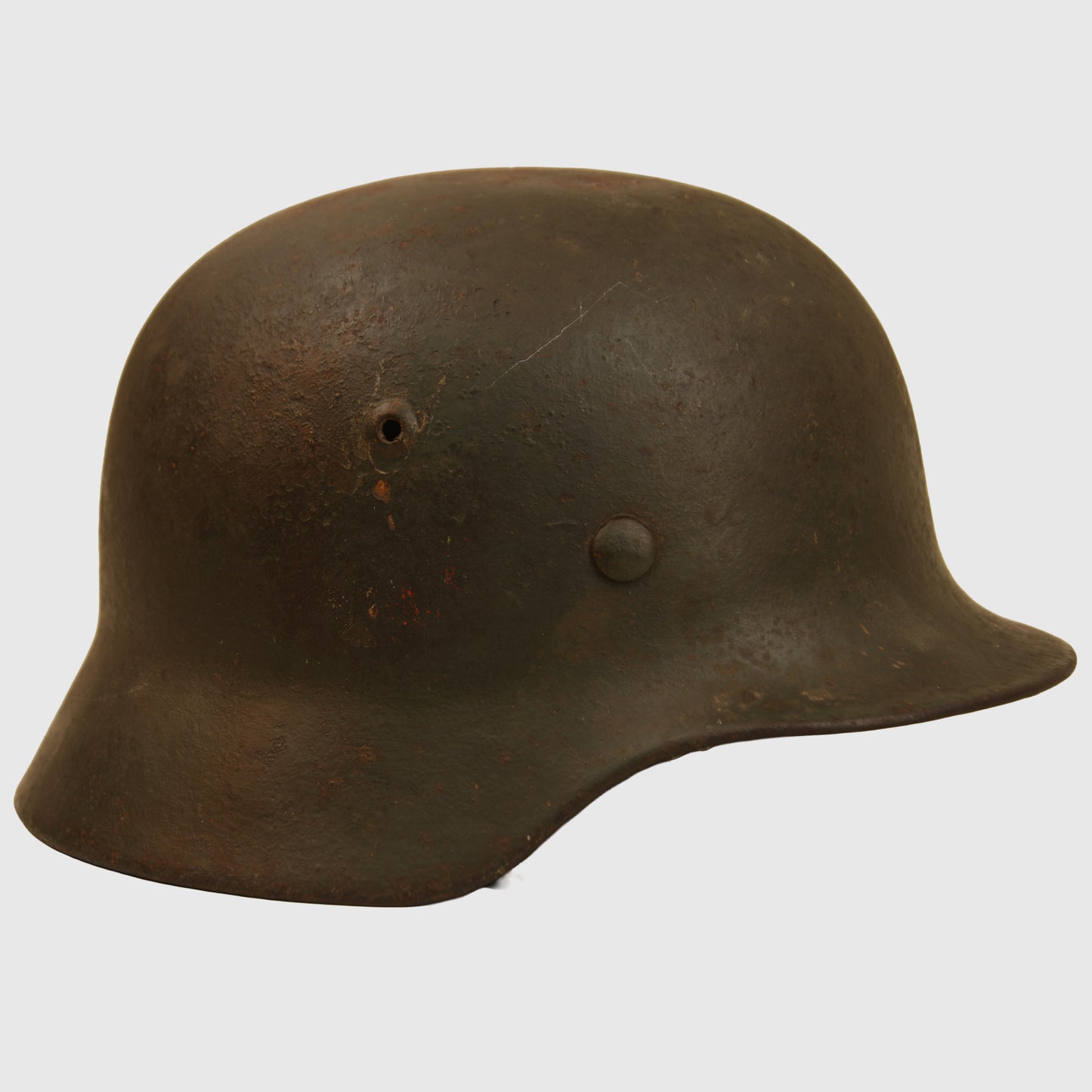 German WWII M35 Single Decal Army Combat Helmet