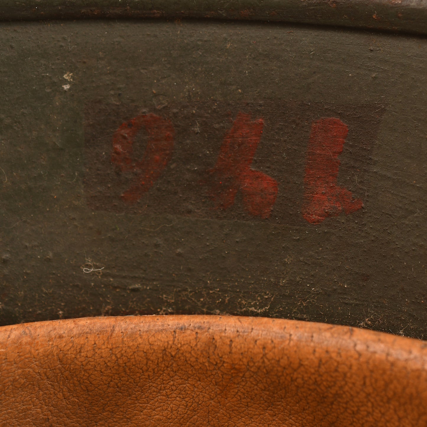 German WWII M35 Single Decal Army Combat Helmet