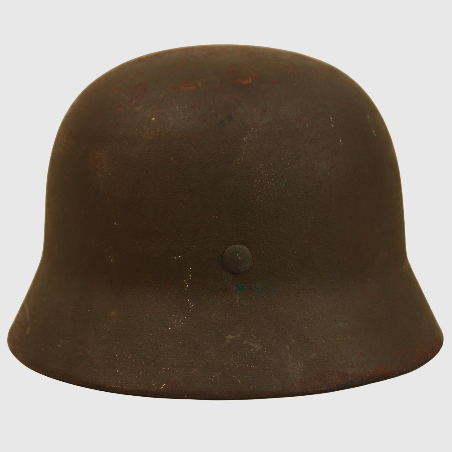 German WWII Army M.40 Single Decal Combat Helmet, Large Size