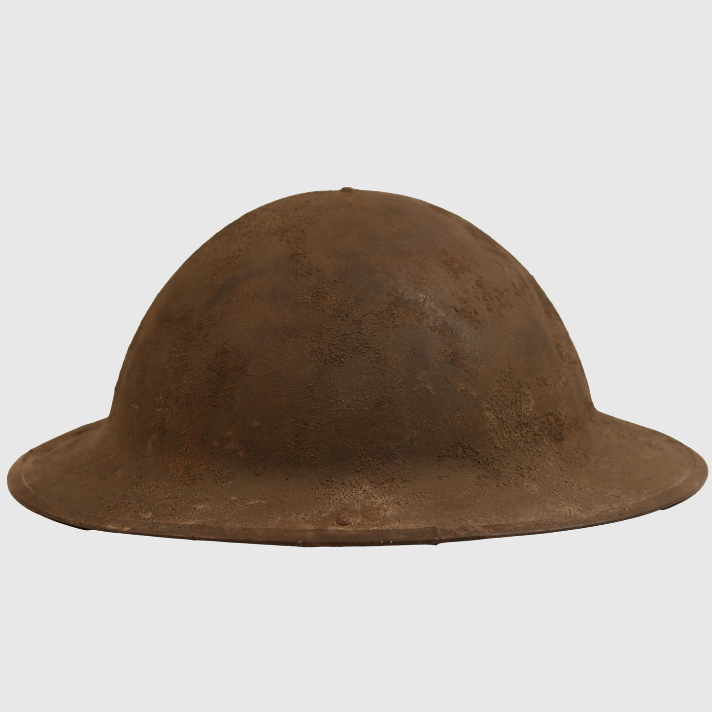 BRITISH WWI DEVONSHIRE REGIMENT BRODIE HELMET WITH OFFICERS LINER