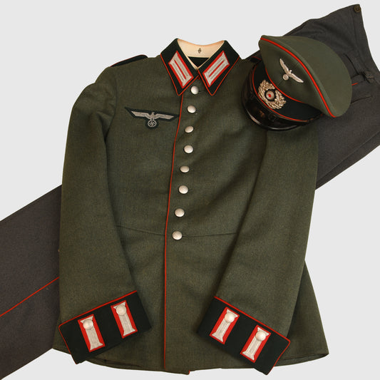 German WWII Army Artillery Enlisted Man’s Full Parade Uniform