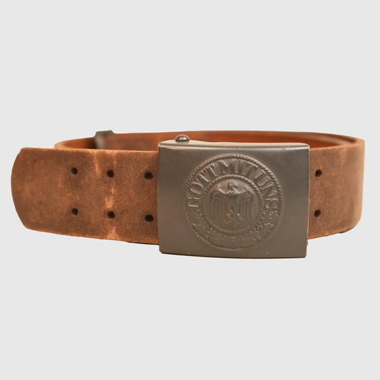 German WWII Army Combat Belt & Buckle