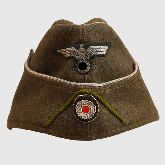German WWII Army Panzer Grenadier Officer’s Overseas Cap