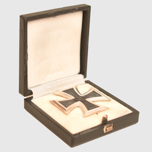 German WWII Iron Cross First Class – Cased Example by Klein & Quenzer