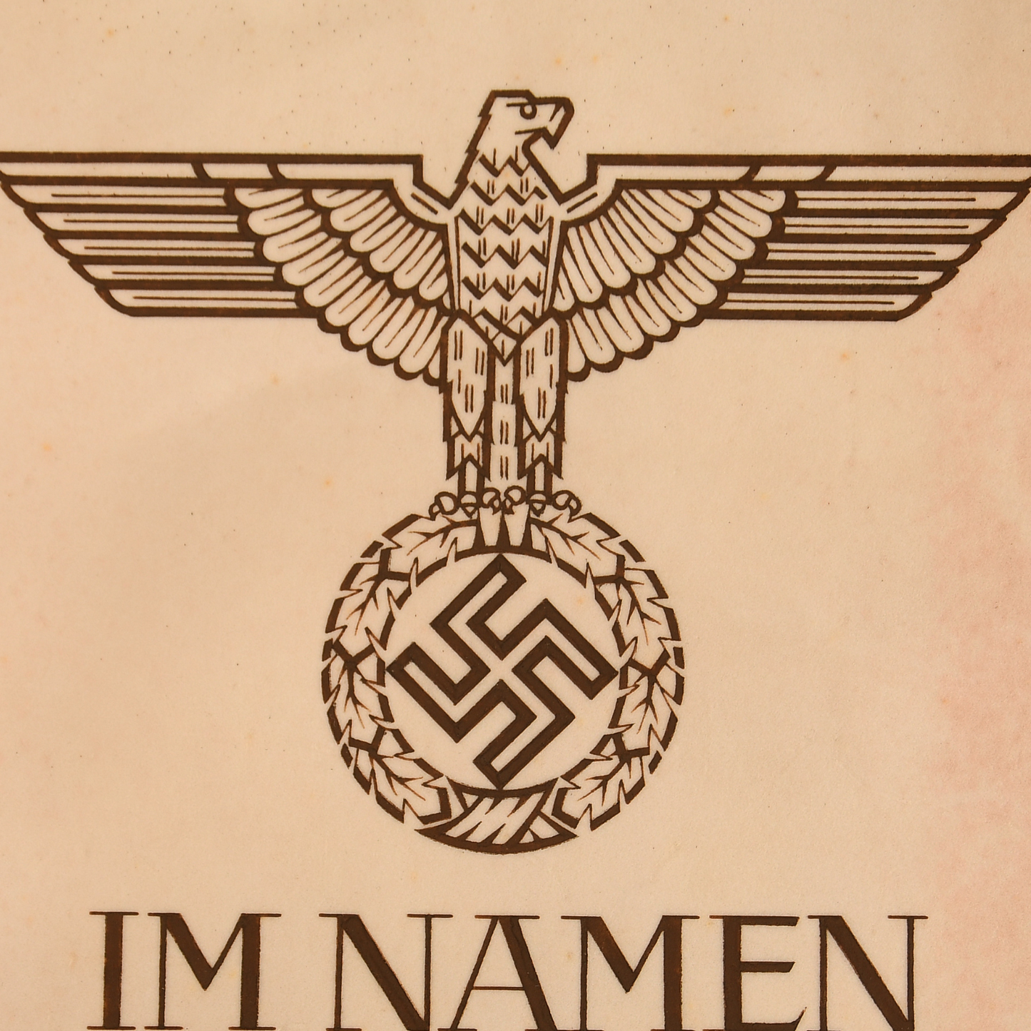 German WWII Knight's Cross to the Iron Cross Citation